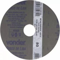 Disco Lixa 4.1/2" 80 VDF-47 Vonder